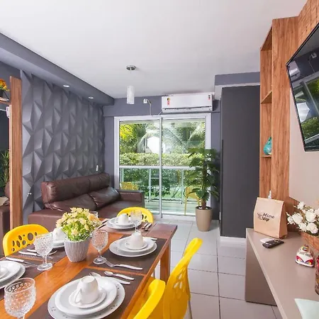 Apartamento Frente Piscina Terreo No Palm Village Em Porto De Galinhas - Eco11 Exterior photo